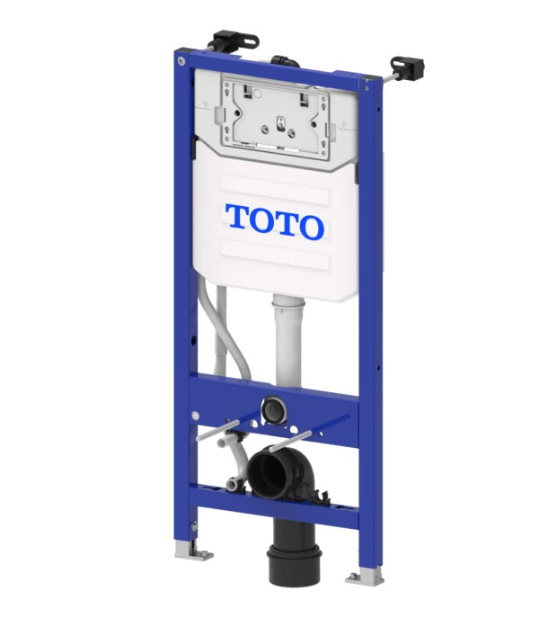 TOTO Komplettset Washlet SW auto flush Dusch-WC inkl. Vorwandelement u. Betätigungsplatte