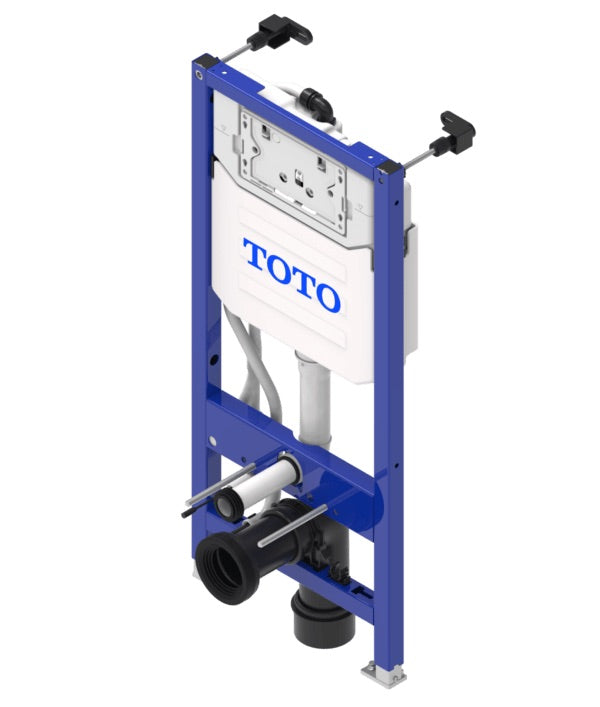 TOTO Komplettset Washlet SW auto flush Dusch-WC inkl. Vorwandelement u. Betätigungsplatte