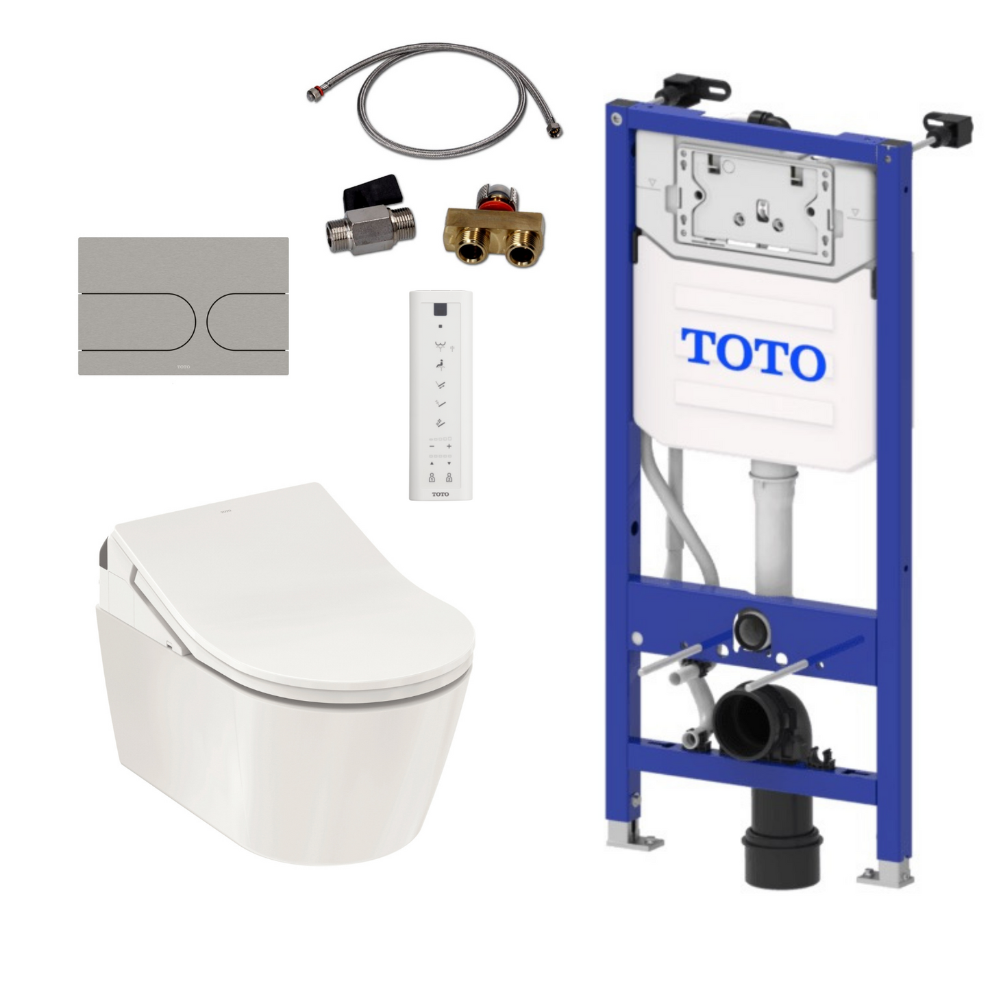 WASHLET™ RX EWATER+ AUTO FLUSH - TCF895CG + CW542ERY + SP10695UN + WH182EAT + MB175M#SS