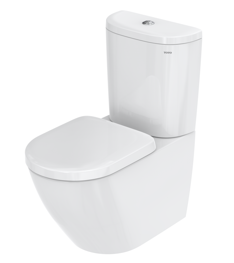 TOTO WC NC, standing combination + toilet seat, extra flat - CW761Y + SW760DY + TC514G