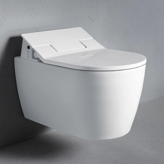 Duravit SenoWash Slim Set mit ME by Starck Wand-WC Rimless mit HygieneFlush