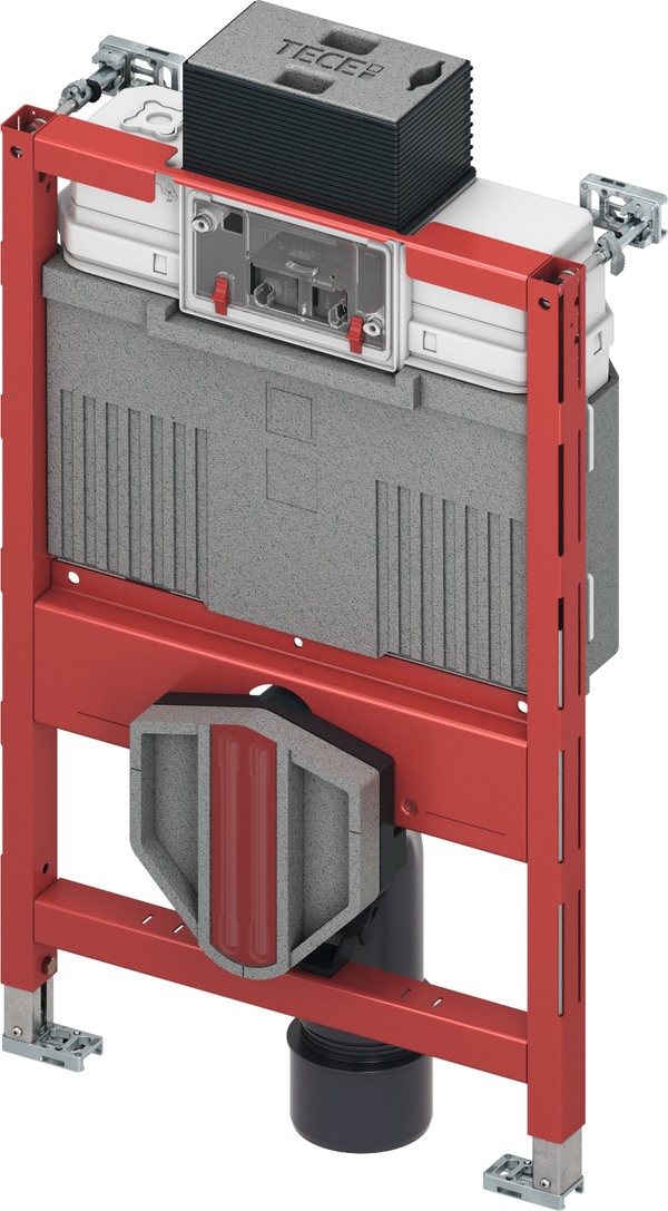 TECEprofil WC-Modul mit Uni-Spülkasten, Bauhöhe 820 mm. - 9300301